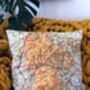 Dartmoor Map Cushion, thumbnail 2 of 4