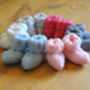 Grandma Merino Baby Booties Knitting Kit, thumbnail 3 of 6