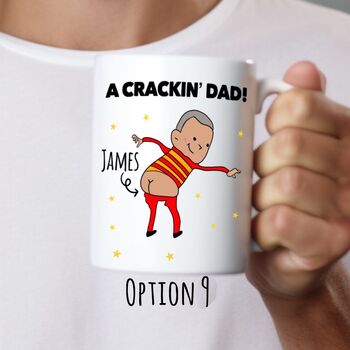 Personalised Crackin' Dad Mug For Dad, 10 of 10