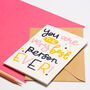 'You Are The Very Best Person Ever' Greeting Card, thumbnail 3 of 4