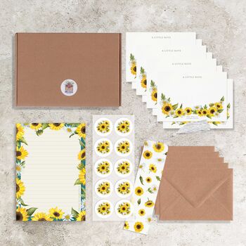 Sunflower Stationery Gift Set, 2 of 6