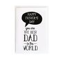 You Are The Best Dad Father's Day Card, thumbnail 4 of 6