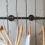 Industrial Steel Pipe Clothes Rail, thumbnail 4 of 4
