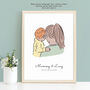 Personalised Mummy And Me Print, thumbnail 3 of 5