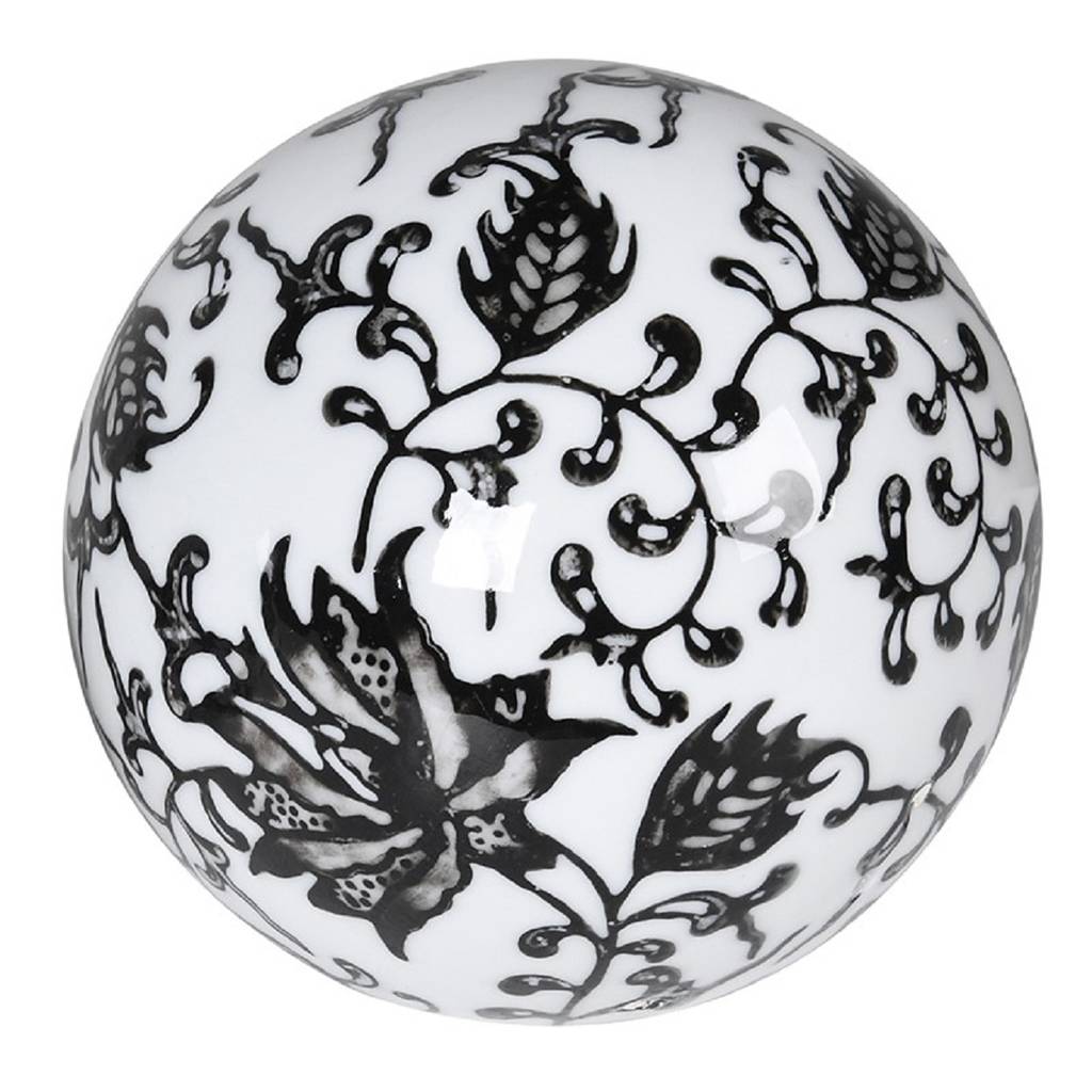 ceramic balls black and white set of six by marquis & dawe
