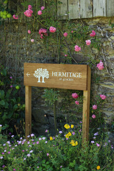 Extra Large Outdoor Wooden Sign With Posts, 12 of 12