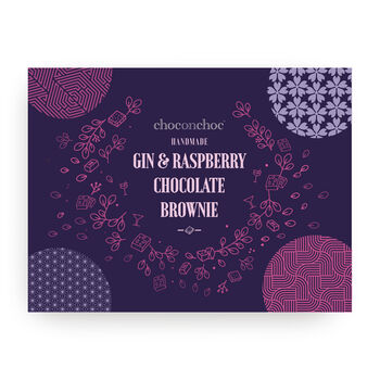 Gin And Raspberry Chocolate Brownies, 2 of 2