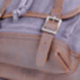 Canvas Backpack With Leather Detail, thumbnail 12 of 12