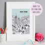 Our Special City Personalised Valentines Print, thumbnail 1 of 12