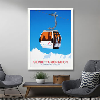 Silvretta Montafon Ski Resort Poster, 2 of 6