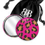 Makeup And Cosmetic Bag Gift Set Hot Pink Leopard Print, thumbnail 6 of 12