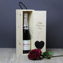 Personalised Valentine Sparkling Wine Gift, thumbnail 2 of 4