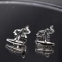 Elephant Cufflinks 316 L Stainless Steel Symbol Of Strength And Wisdom, thumbnail 4 of 6