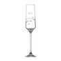 Personalised Spiral Champagne Flute With Crystals, thumbnail 5 of 5