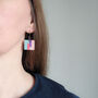 Flow Wooden Drop Earrings, thumbnail 9 of 10