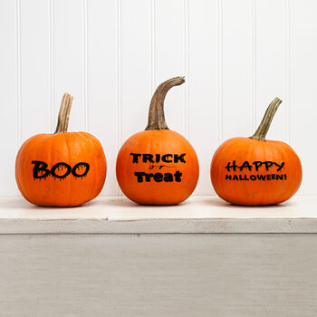 Spooky Halloween Pumpkin Decals, 2 of 2