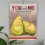Personalised Couple You And Me Calendar, thumbnail 1 of 5