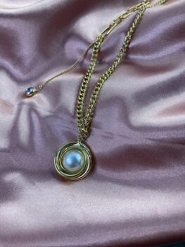 Pearl Pendant Necklace Rowan, 4 of 4