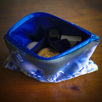 Bluebell Velvet Makeup And Travel Pouch, 5 of 5
