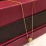 Black White Ball Gold Ball Dokiya Pendant Necklace, thumbnail 2 of 2