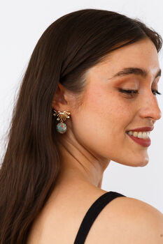 Elegant Semi Precious Stone Drop Earrings, 3 of 9