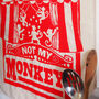 Circus Monkeys Funny Tea Towel, thumbnail 2 of 4