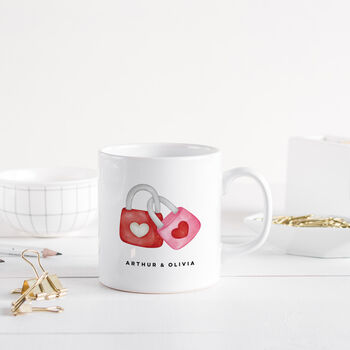 Valentine’s Day Mug Gift With Names, 4 of 8