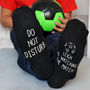 Do Not Disturb Personalised Football Socks, thumbnail 1 of 3