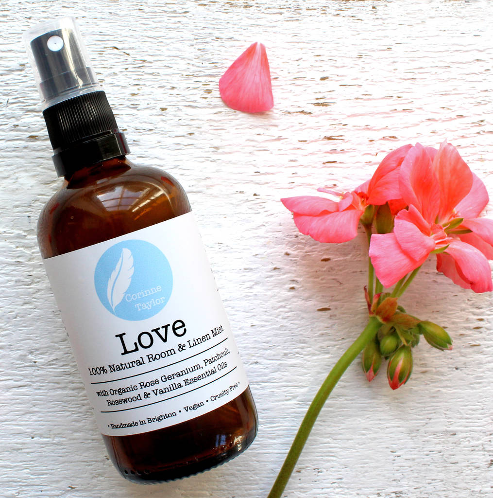 love aromatherapy room and linen mists by corinne taylor