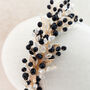 Black And Gold Crystal Headpiece, thumbnail 6 of 7