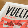 Vuelta Grand Tour Cycling Poster, Art For Cyclists, thumbnail 5 of 9