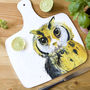 Inky Owl Chopping Board, thumbnail 1 of 3