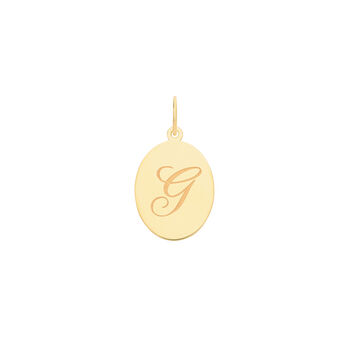 Oval Initial Pendant, 6 of 12