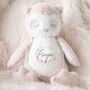Personalised Soft Owl Teddy For New Baby, thumbnail 1 of 4