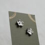 Forget Me Not Flower Stud Earrings, thumbnail 5 of 6