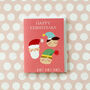 Mini Christmas Faces Card, thumbnail 3 of 5