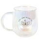 Double Walled Glass Mug Iridescent You Are Made Of Magic, thumbnail 7 of 7