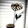 Daisy White Stained Glass Faux Flower Stem, thumbnail 1 of 6