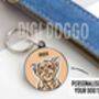 Yorkshire Terrier Outline ID Tag, thumbnail 2 of 4
