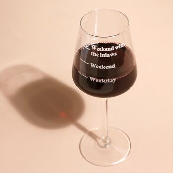 Personalised Measure Wine Glass, 5 of 8