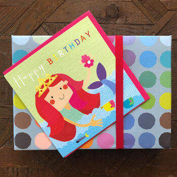 Mermaid Birthday Greetings Card, 3 of 5