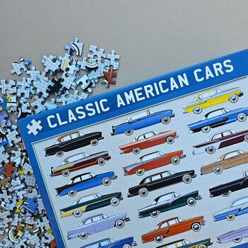 Classic American Cars 1000 Piece Jigsaw, 4 of 5