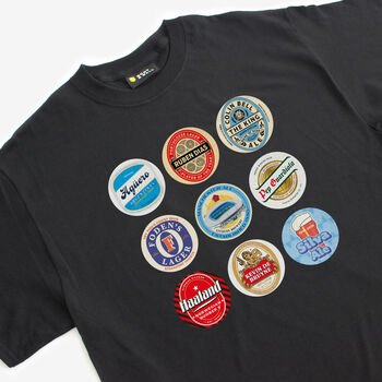 Man City Beer Mats T Shirt, 2 of 4