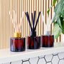 Amber Glass Diffuser Bottle And Reed Set, thumbnail 1 of 9