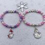 Personalised Christmas Xmas Charm Bracelet, thumbnail 8 of 11