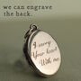 Personalised Sterling Silver Oval Swallow Locket Necklace, thumbnail 2 of 10