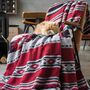 Aztec Patterned Throw Blanket Cozy Boho Blanket, thumbnail 3 of 12