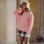 Pink Piped Detail Knit Jumper, thumbnail 3 of 6