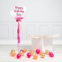 Personalised Flamingo Pink Tassel Bubble Balloon, thumbnail 1 of 2