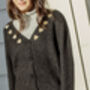 Black Heart Embroidered Cardigan, thumbnail 8 of 8